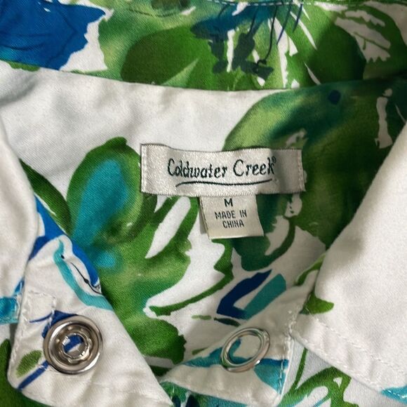 Coldwater Creek Floral Print Midweight Jacket - Picture 5 of 8